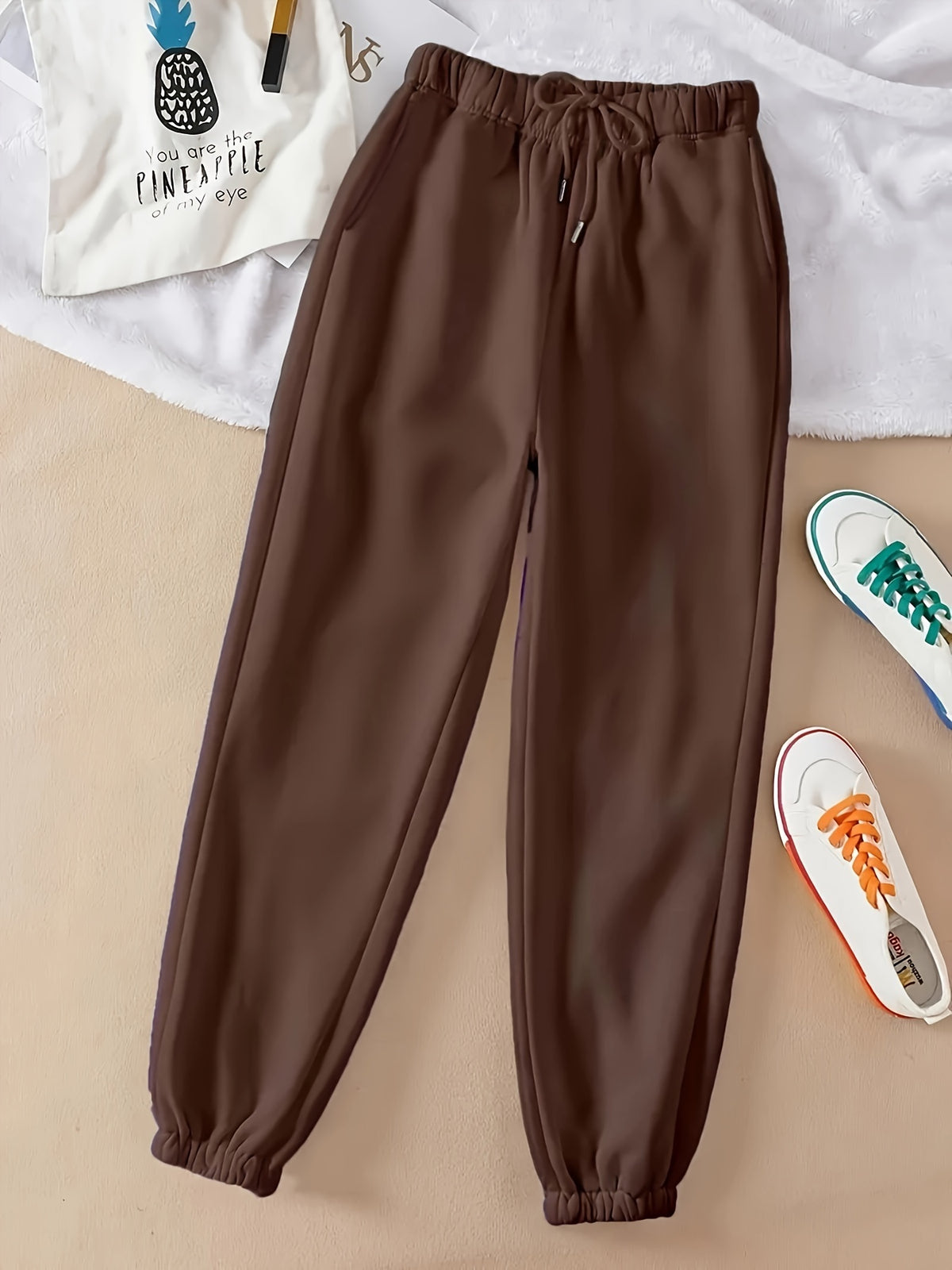 Ellinor | Drawstring Jogger Sweatpants with Elastic Cuffs