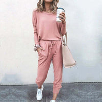 Nessa | Ribbed Long Sleeve Loungewear Set for Women