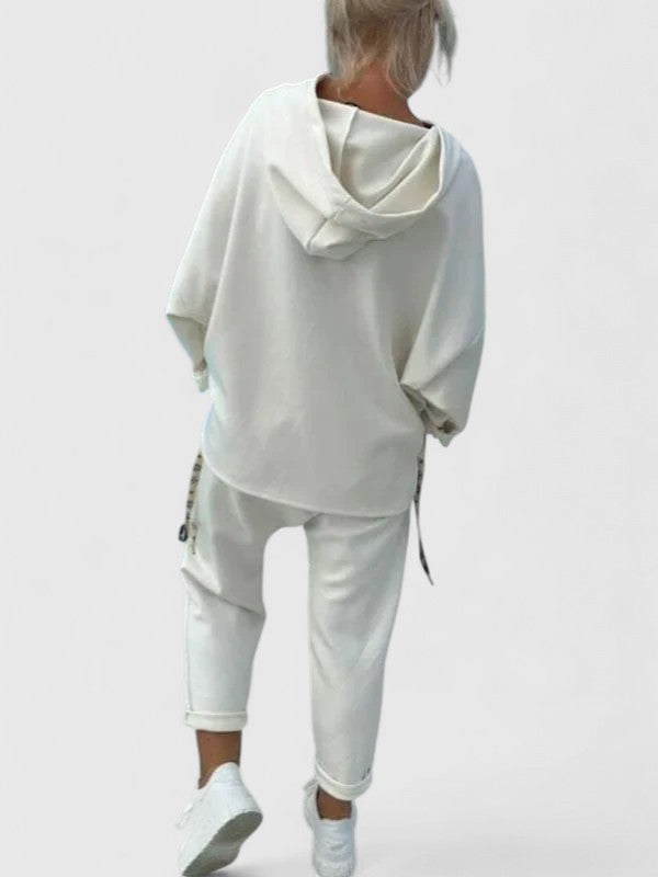Rhiannon | Hooded Sweat Set with Kangaroo Pocket for Women