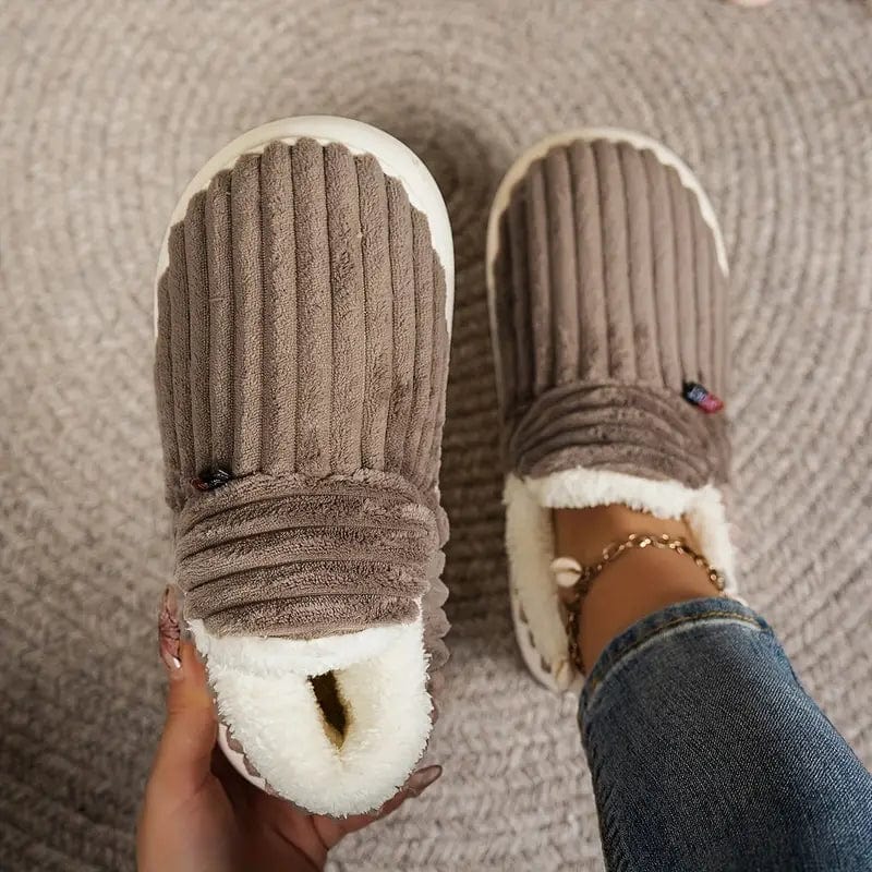 Xiomara | Quilted Fleece-Lined Slipper Christmas Gift Boots