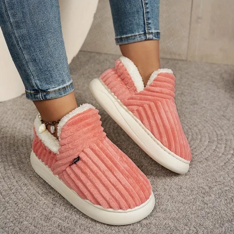 Xiomara | Quilted Fleece-Lined Slipper Christmas Gift Boots
