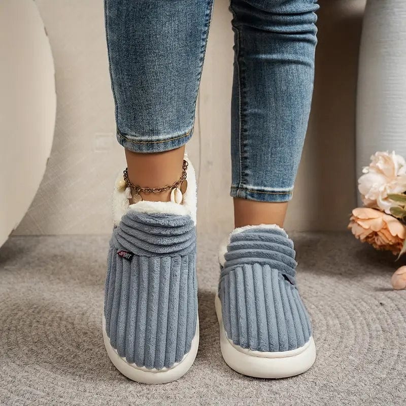 Xiomara | Quilted Fleece-Lined Slipper Christmas Gift Boots