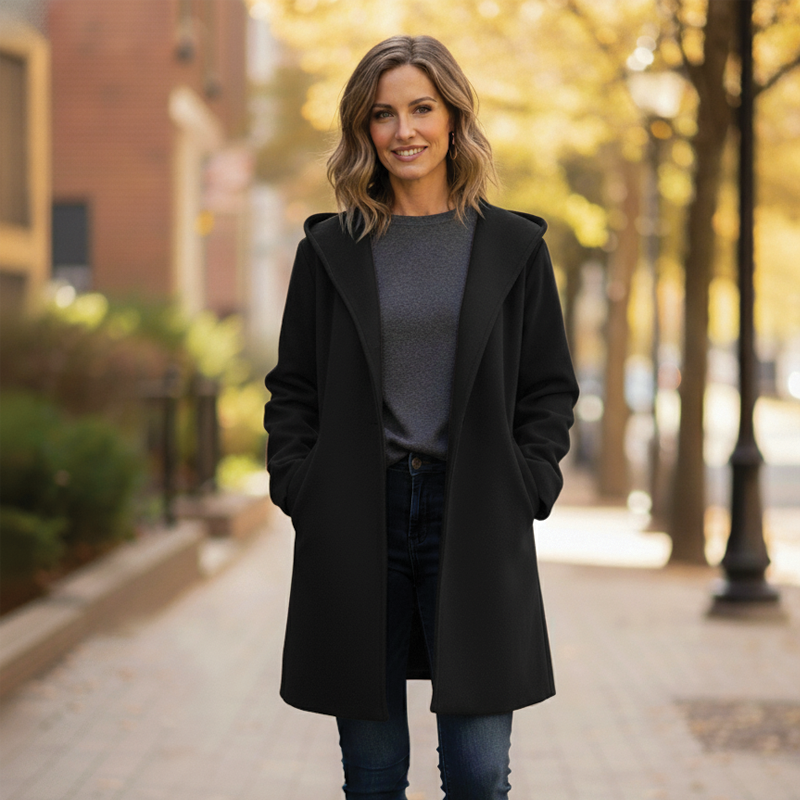 Adelaide | Quilted Hooded Oversized Winter Coat for Women