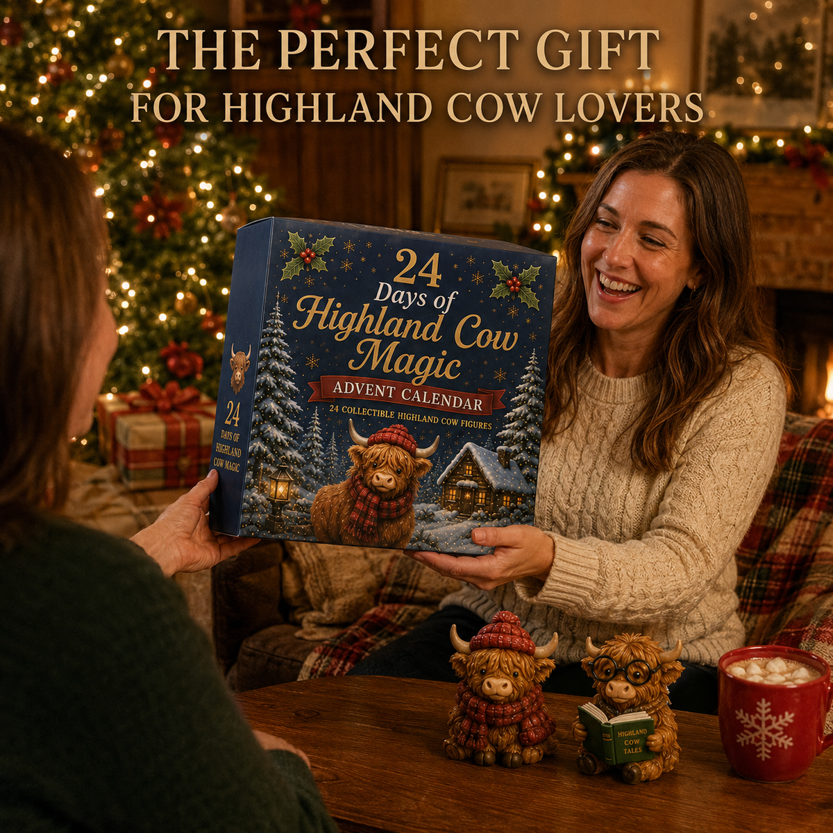 HIGHLAND COW ADVENT CALENDAR – 24 THEMED MINI FIGURES