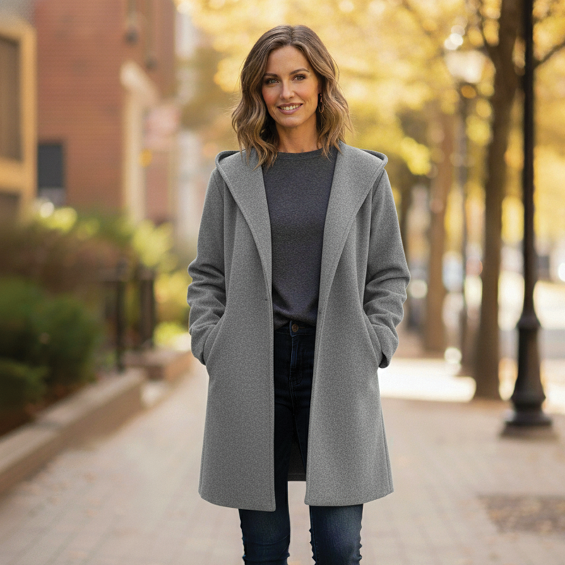 Adelaide | Quilted Hooded Oversized Winter Coat for Women