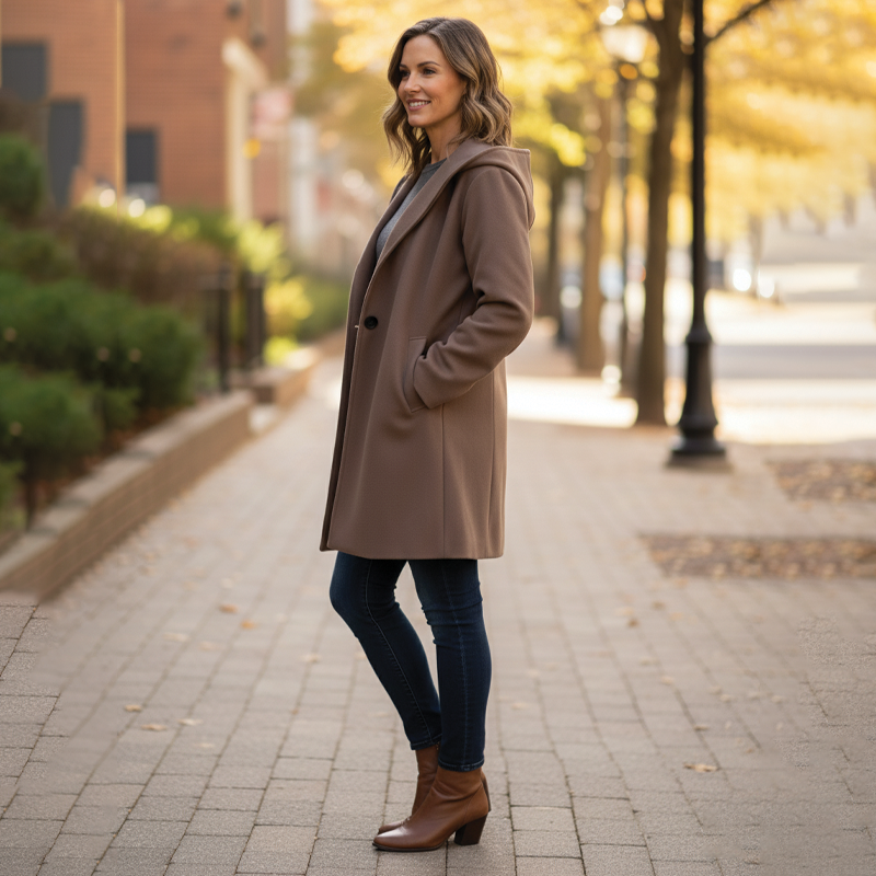 Adelaide | Quilted Hooded Oversized Winter Coat for Women