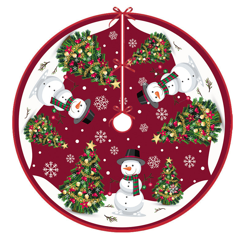 Winslow | Woodland Deer Print Christmas Tree Skirt