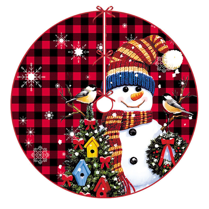 Winslow | Woodland Deer Print Christmas Tree Skirt