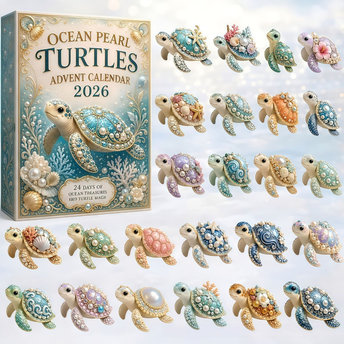 Nathalie | Ocean Pearl Turtles Advent Calendar Christmas Gift