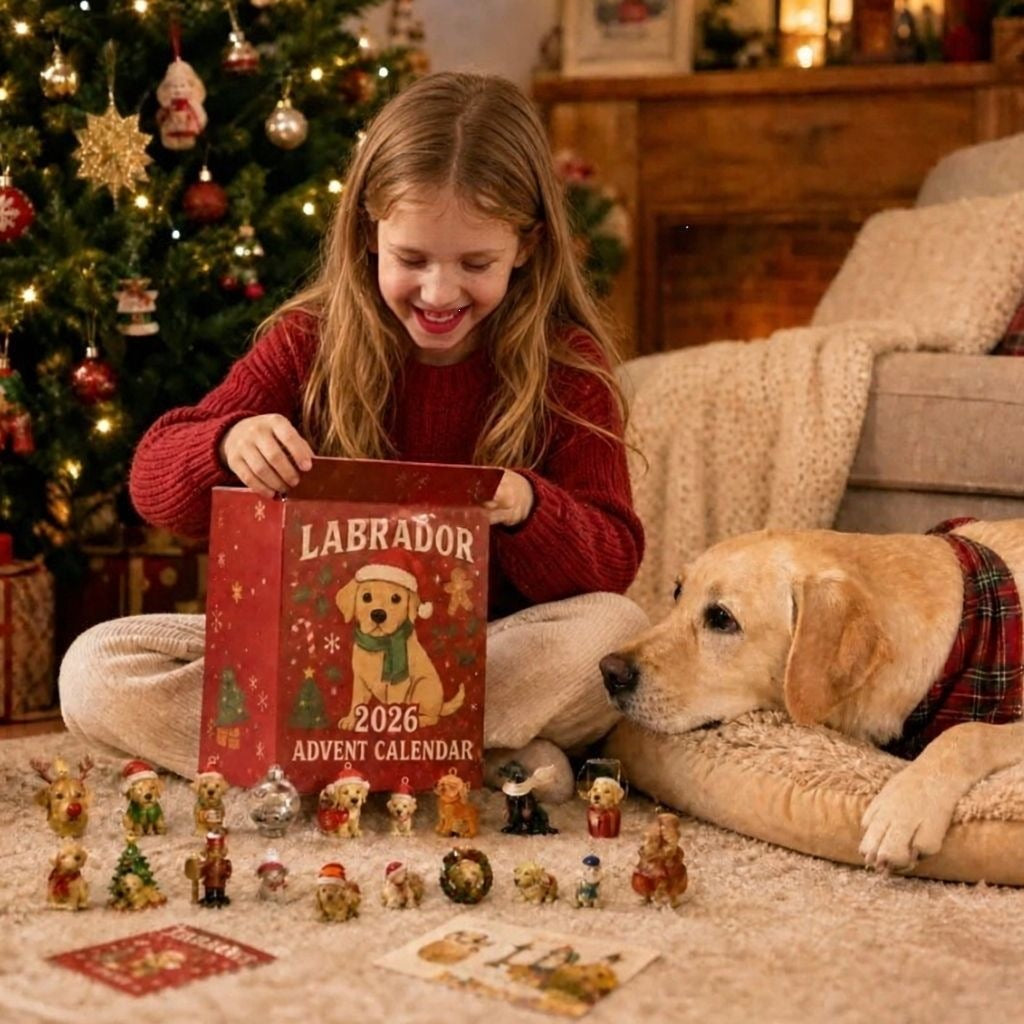 Marley | Advent calendar christmas gift Labrador Ornament Box Set