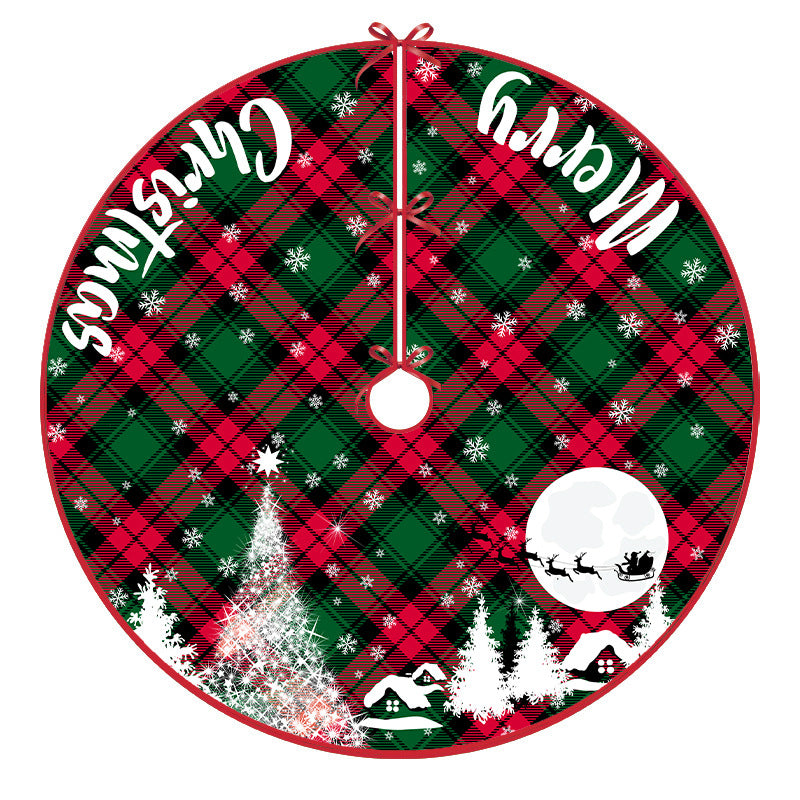 Winslow | Woodland Deer Print Christmas Tree Skirt