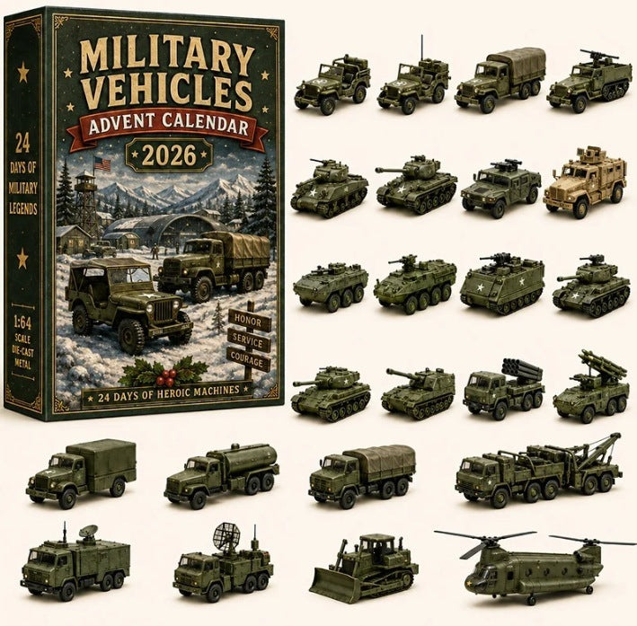 Coert's Military Vehicles Advent Calendar Christmas Gift Set for Men
