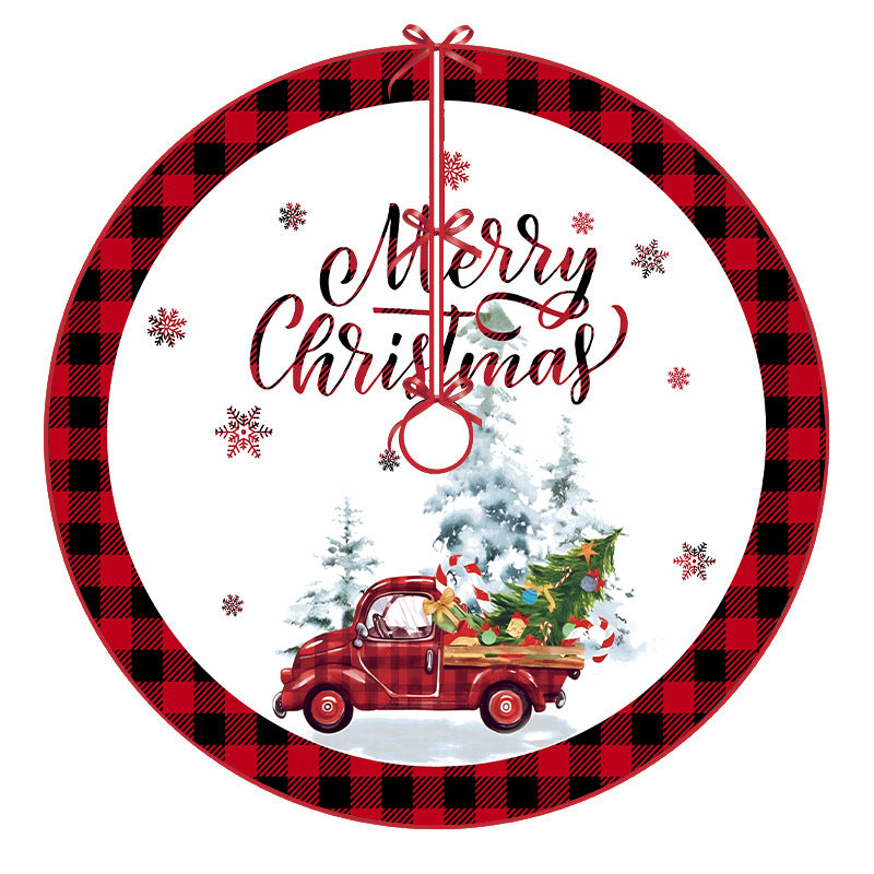 Winslow | Woodland Deer Print Christmas Tree Skirt