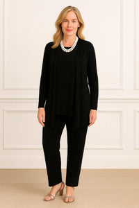 Rosy | Women's 3-Piece Loungewear Set with Cardigan & Pants