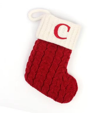 Trudi | Embroidered Name Christmas Sock with Snowflake Print