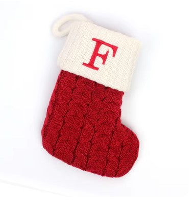Trudi | Embroidered Name Christmas Sock with Snowflake Print