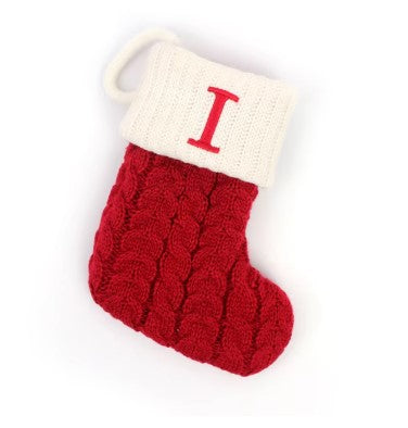 Trudi | Embroidered Name Christmas Sock with Snowflake Print