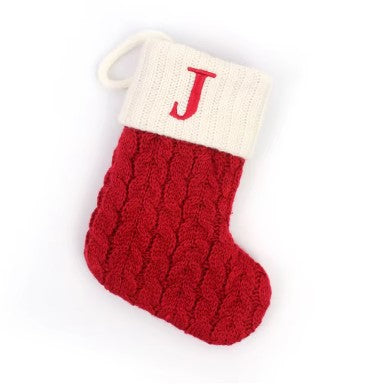 Trudi | Embroidered Name Christmas Sock with Snowflake Print