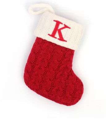 Trudi | Embroidered Name Christmas Sock with Snowflake Print