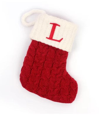 Trudi | Embroidered Name Christmas Sock with Snowflake Print