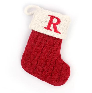 Trudi | Embroidered Name Christmas Sock with Snowflake Print