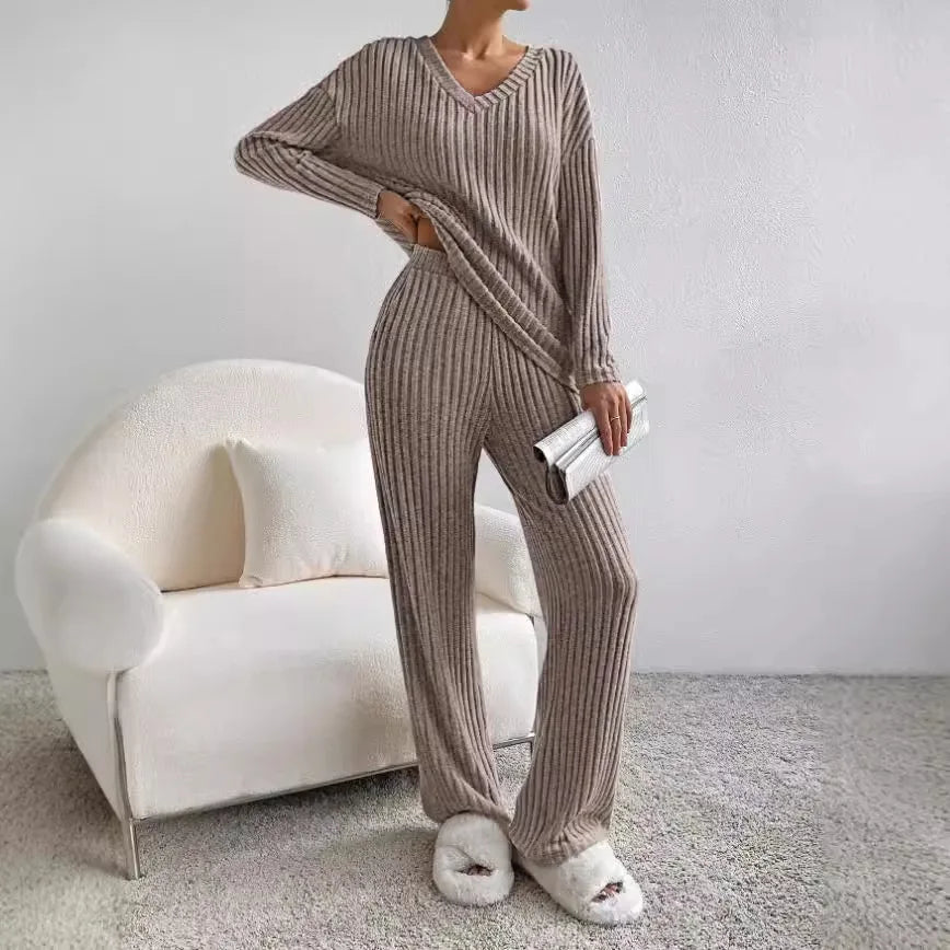 Annegunn | Ribbed Knit Lounge Set for Women