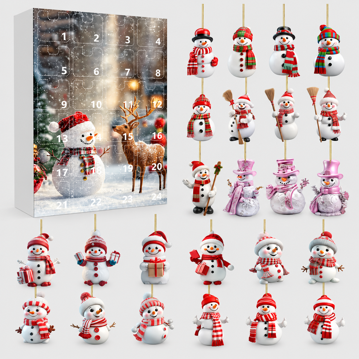 Sofira | Snowman Ornament Advent Calendar Christmas Gift