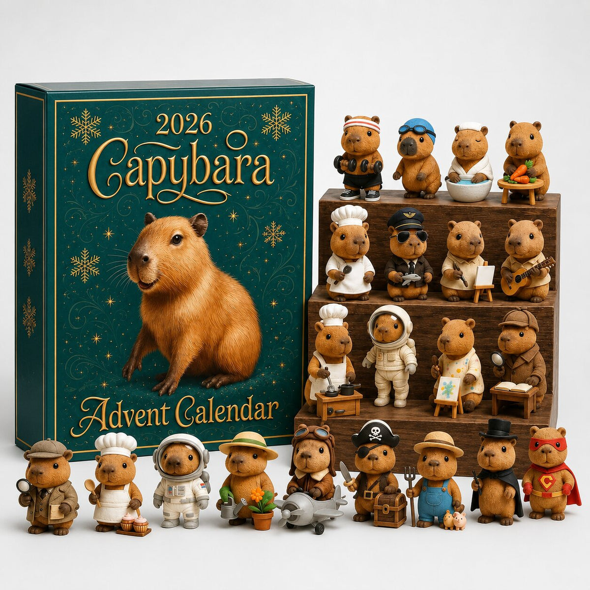 CAPYBARA ADVENT CALENDAR – 24 ILLUSTRATED DOORS