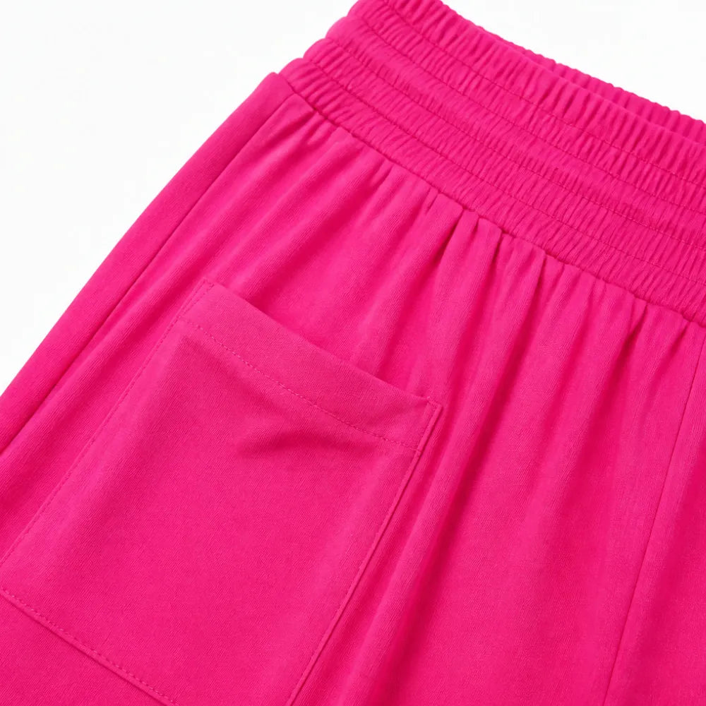 Krystal | High-Rise Wide Leg Palazzo Pants with Pockets for Women