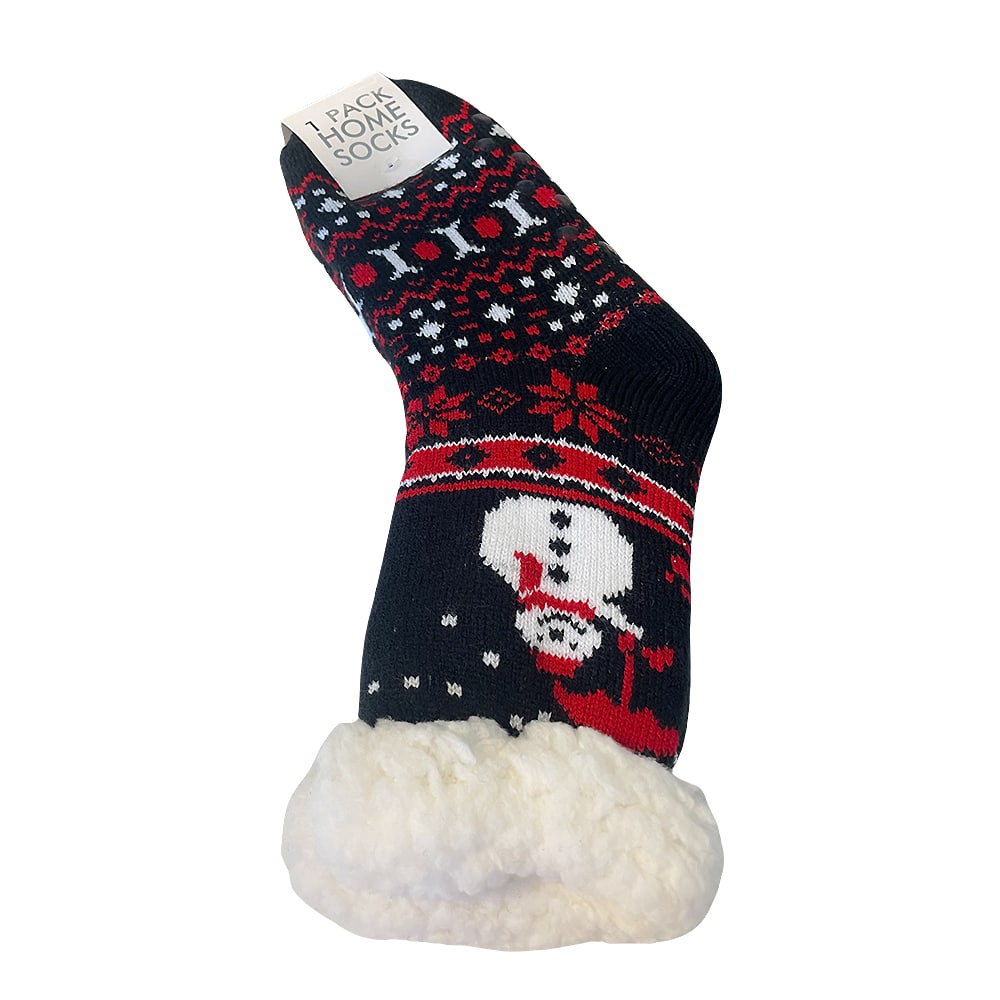 Hayley | Non-Slip Printed Christmas Sock with Grip Dots for Women