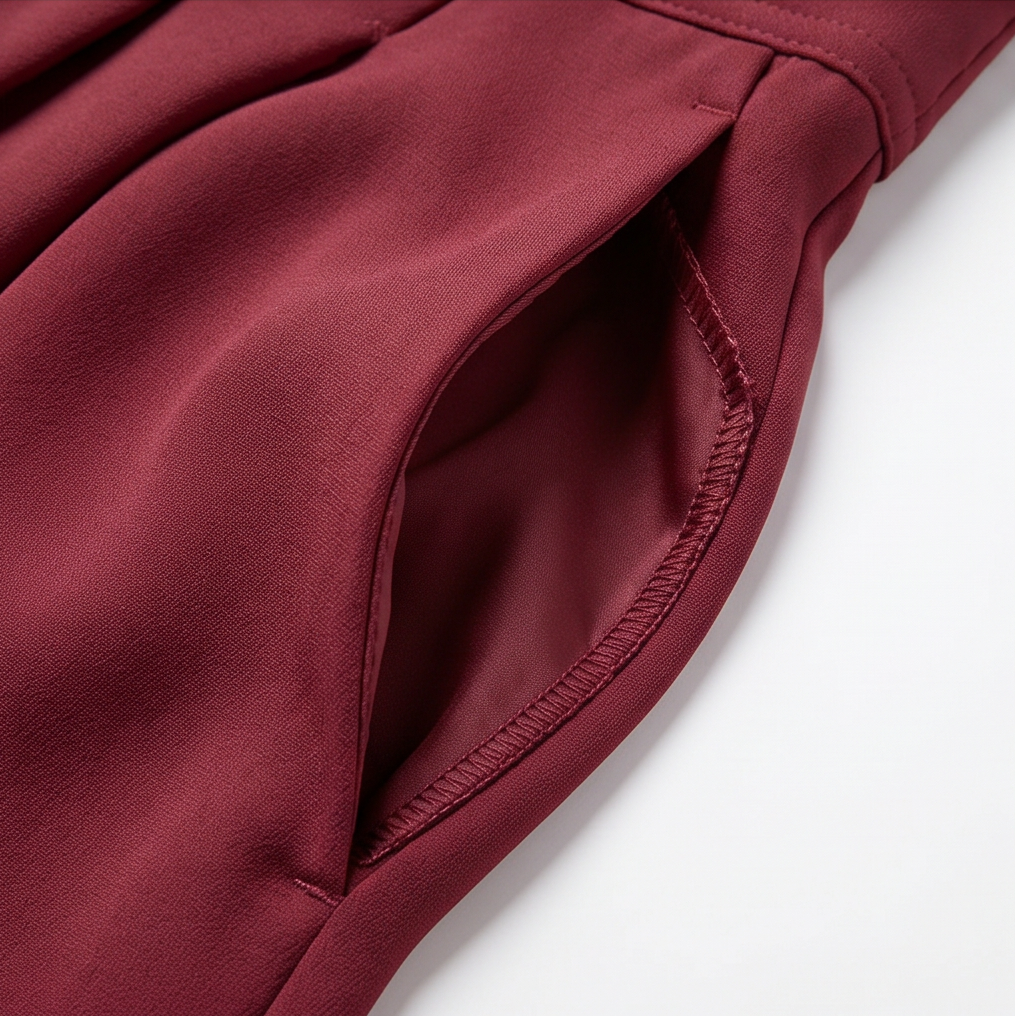 Nevaeh | High-Waisted Pleated Palazzo Pants with Pockets
