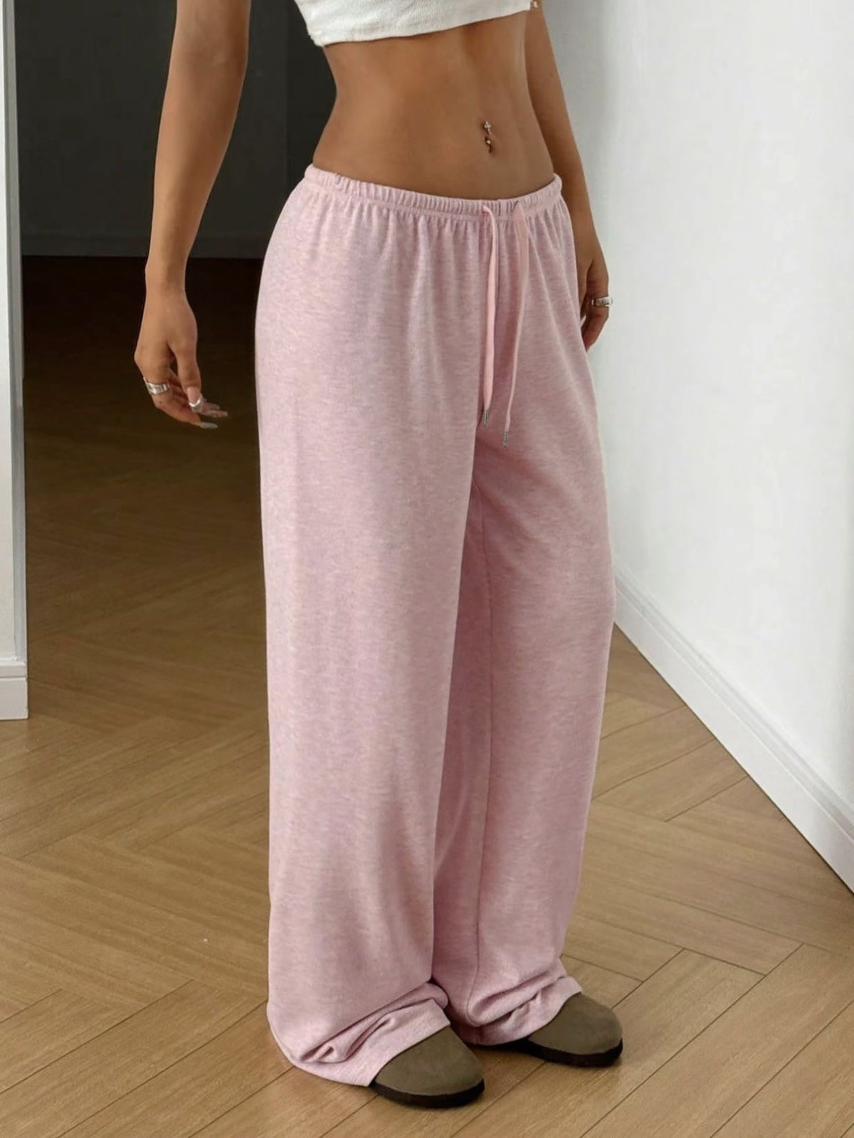 Magnhild | Wide-Leg Drawstring Sweatpants for Women