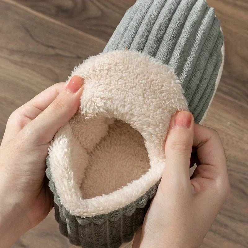 Trijntje | Ribbed Non-Slip Plush Slippers, slipper Christmas gift