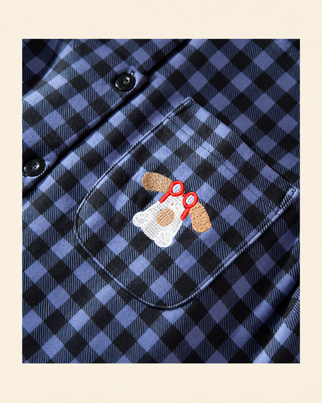 Everdine | Plaid Button-Front Pajamas Set for Women