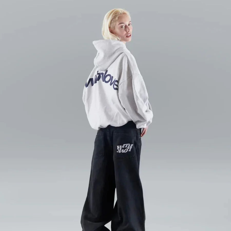 Saskia | Oversized Graphic Print Hoodie for Women