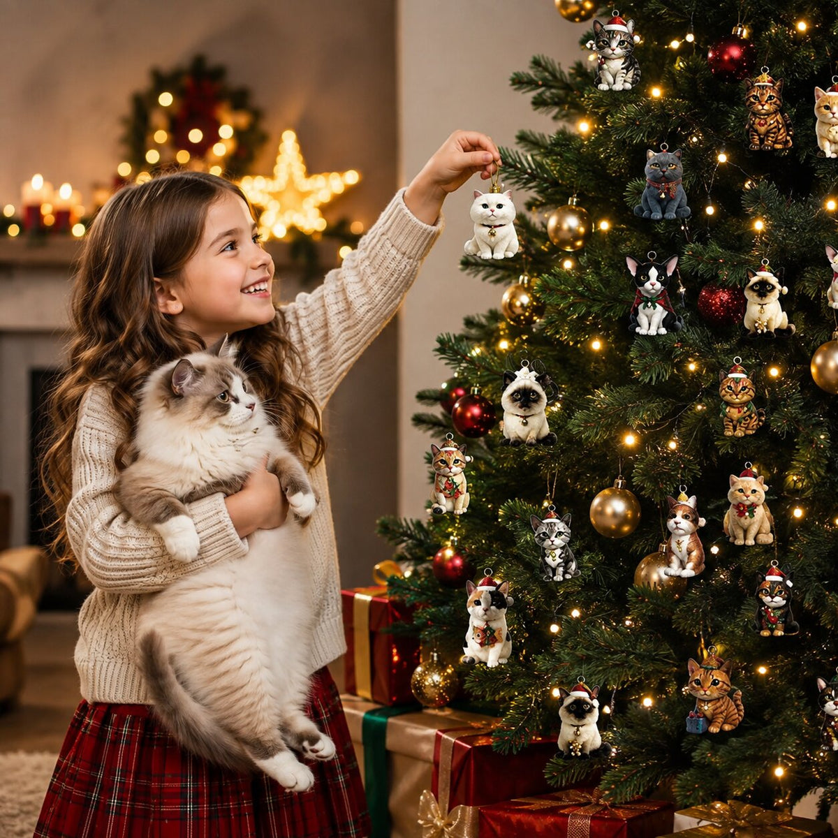 MINI CAT ADVENT CALENDAR – 24 CAT FIGURINES