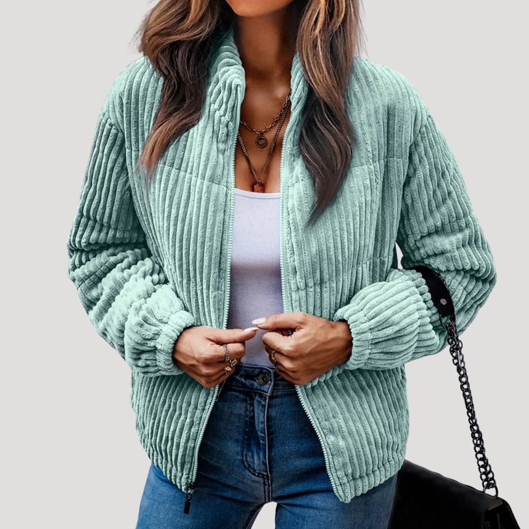 Tine | Hooded Quilted Bomber Jacket for Women