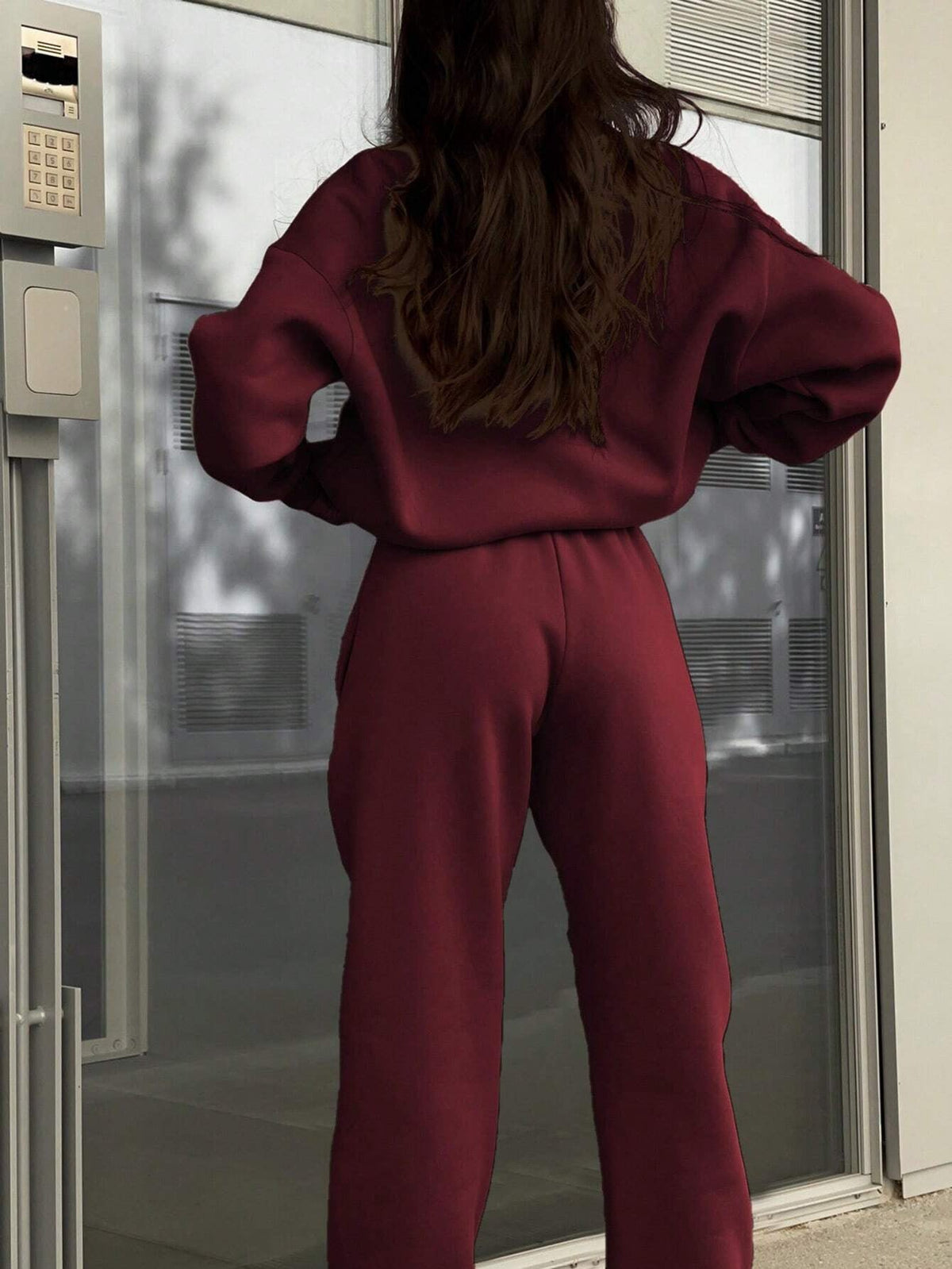 Yseult | Sweat Set with Half-Zip Pullover for Women