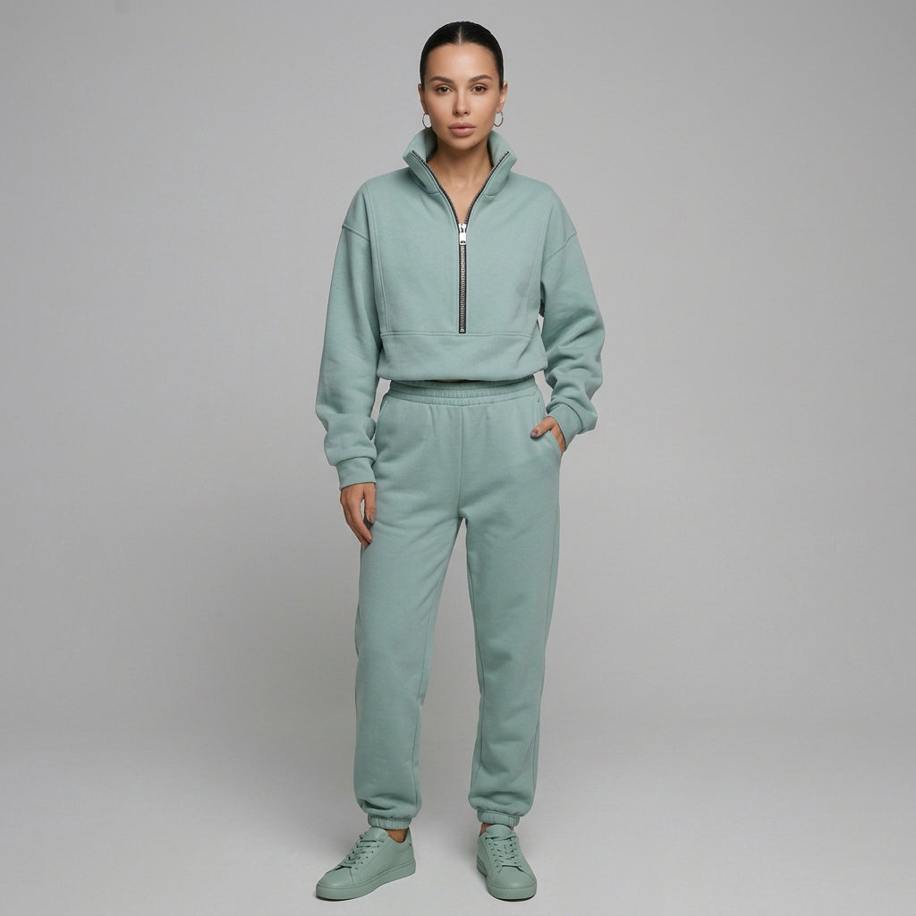 Annesofie | Ribbed Knit Sweat Set for Women