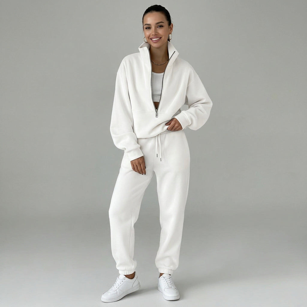 Annesofie | Ribbed Knit Sweat Set for Women