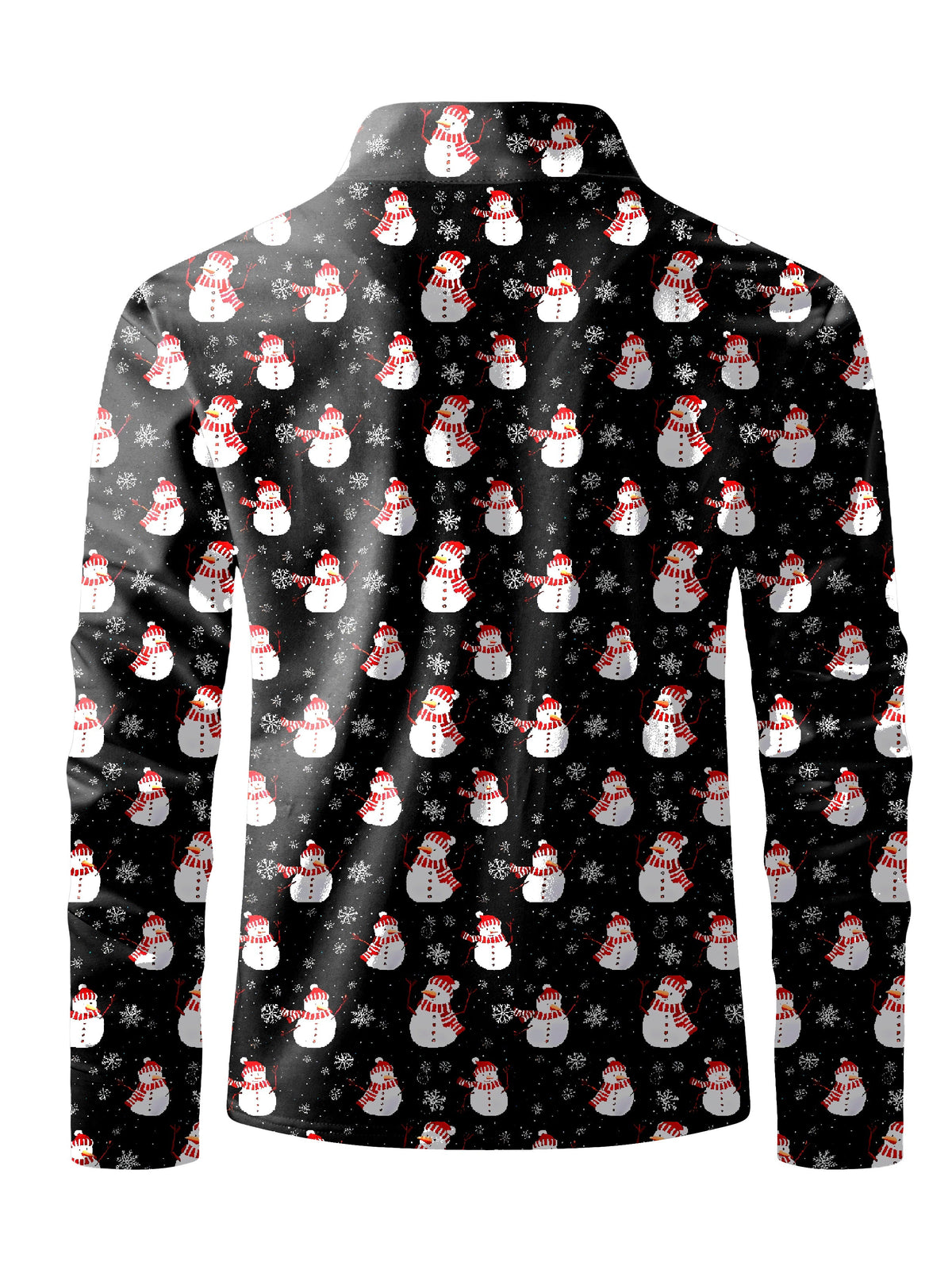 Marlon | Printed Button-Down Long Sleeve Shirt for Men