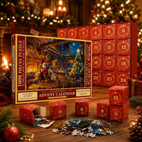 1008 PIECE JIGSAW ADVENT CALENDAR – 24 DAILY PUZZLE PORTIONS, CHRISTMAS GIFT