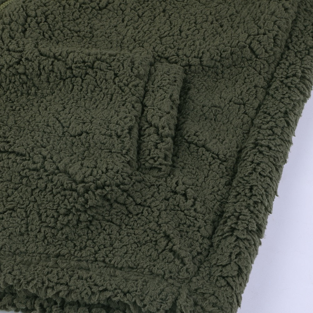 Irmgard | Hooded Fleece Jacket with Zip Closure for Women