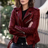 Gritli | Sequin Rainbow Biker Jacket for Women