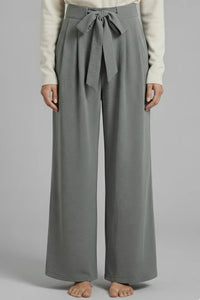 Jula | Tie Waist Palazzo Pants with Side Pockets for Women